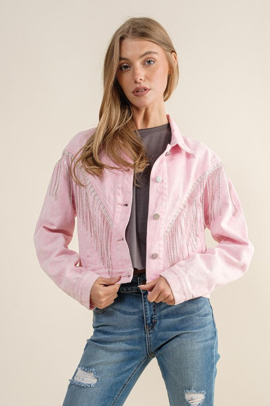 Riley Crop Denim Jacket