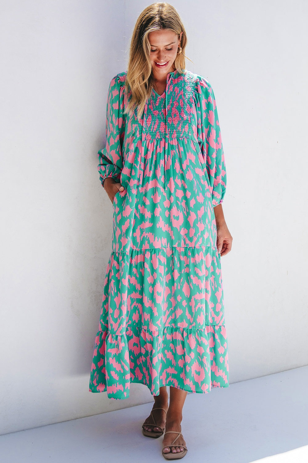 Lynn Smocked Maxi Dress