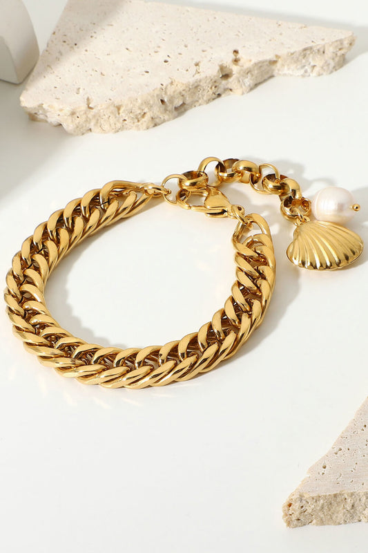 Brittany Shell Chain Bracelet