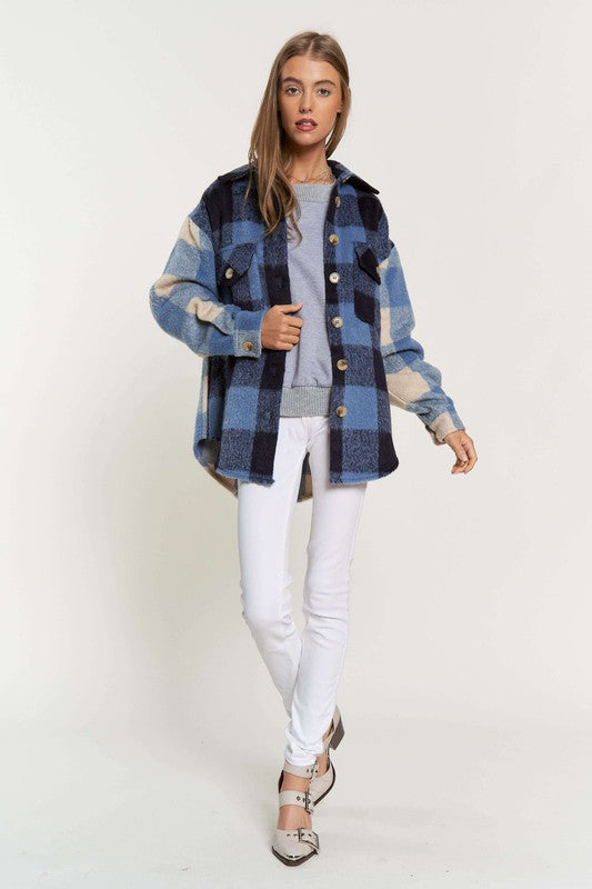 Into Plaid Shacket