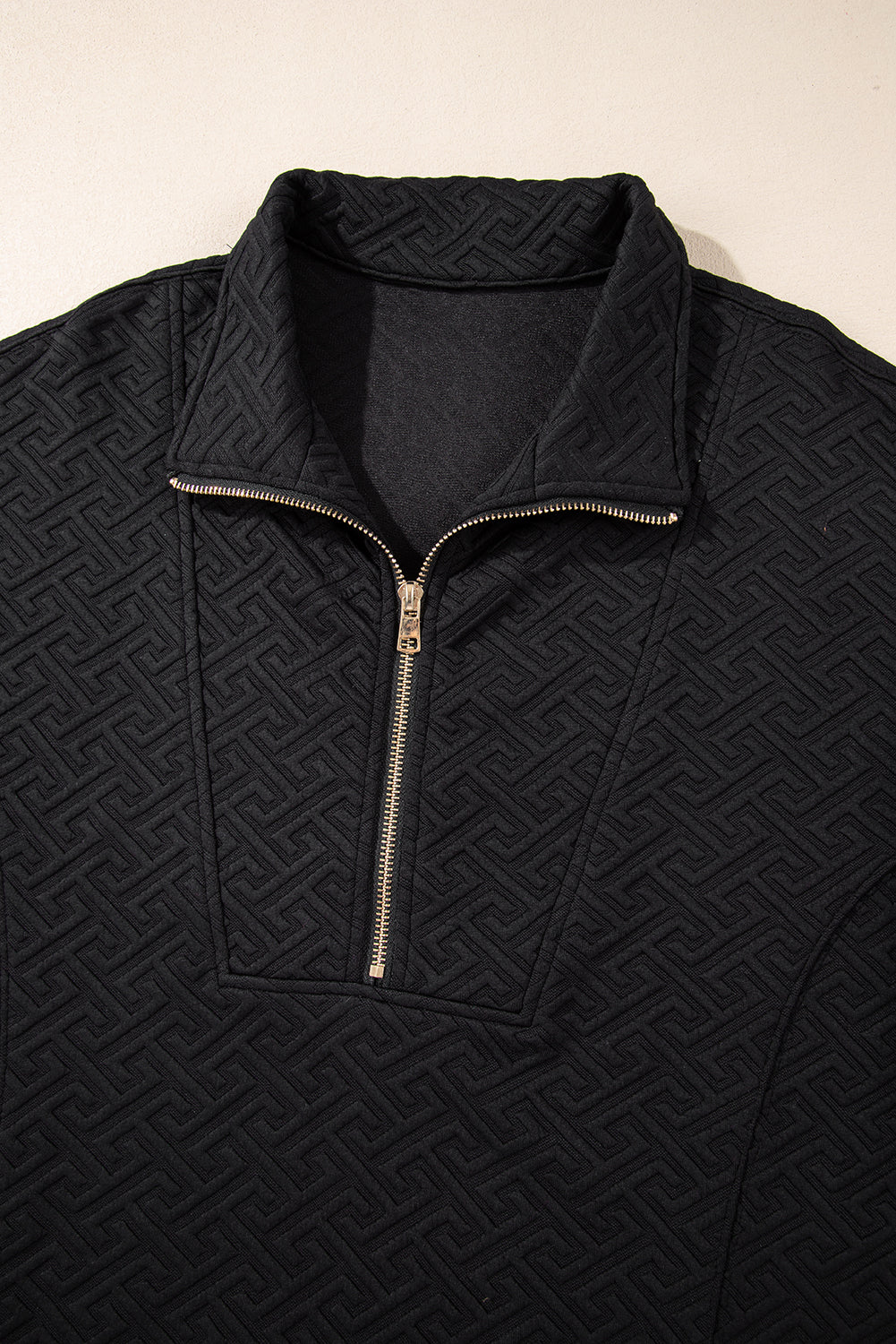 Harlan Half Zip Quilted Top