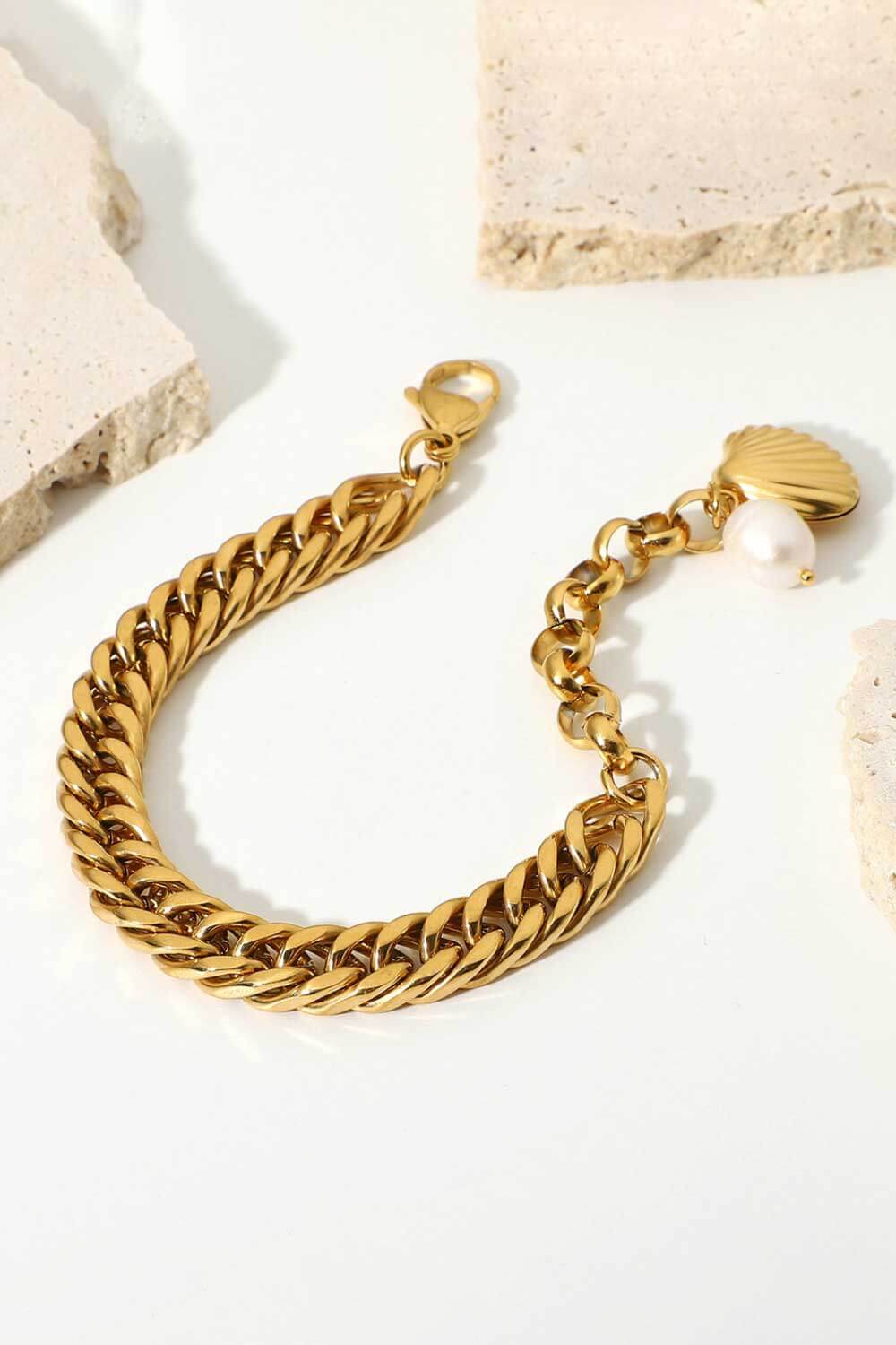 Brittany Shell Chain Bracelet