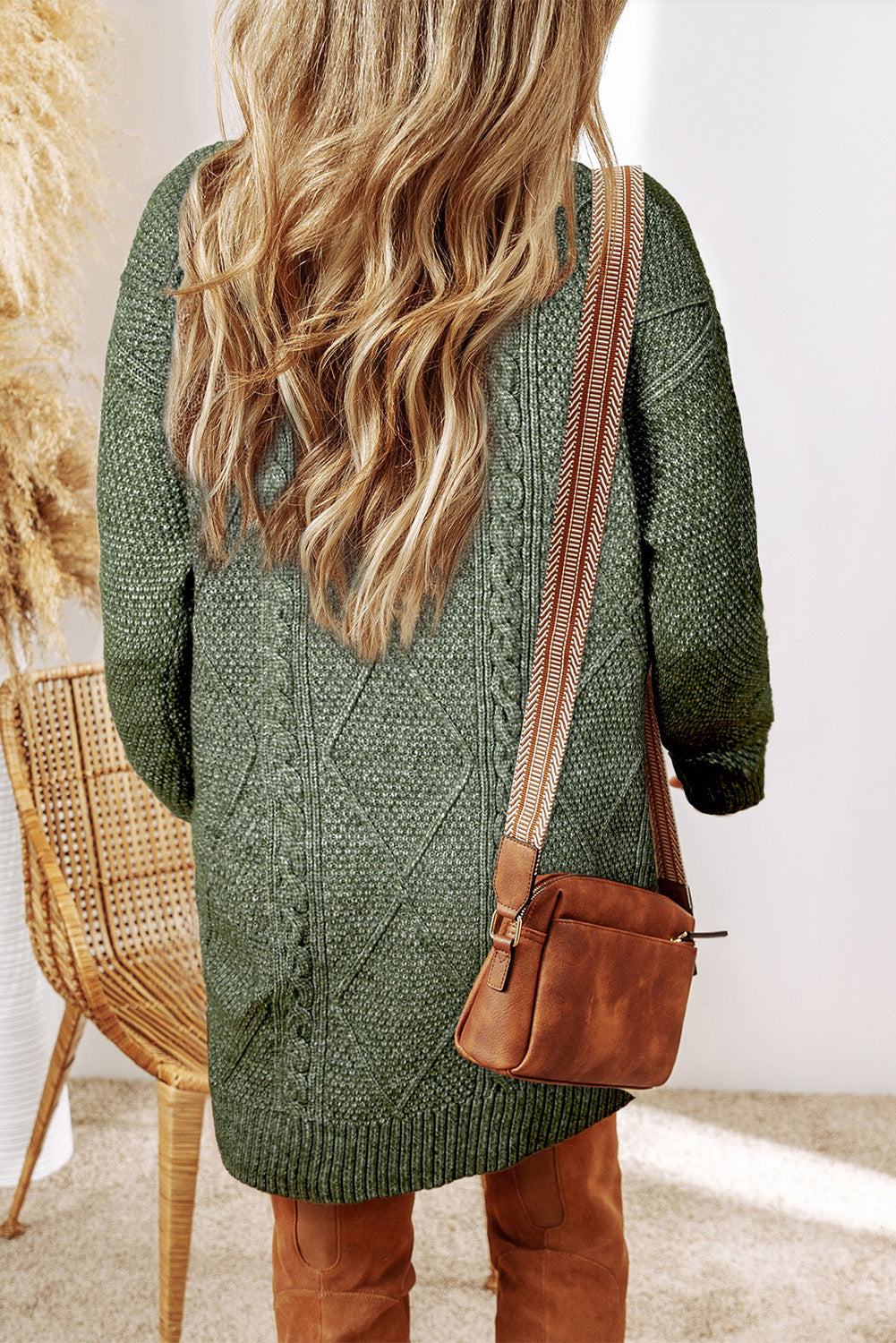 Kali Cable Knit Sweater Dress