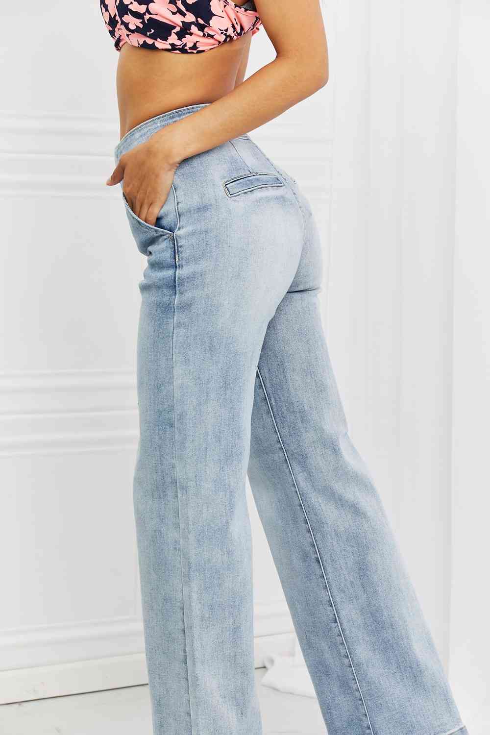 Luisa Wide Leg Flare Jeans
