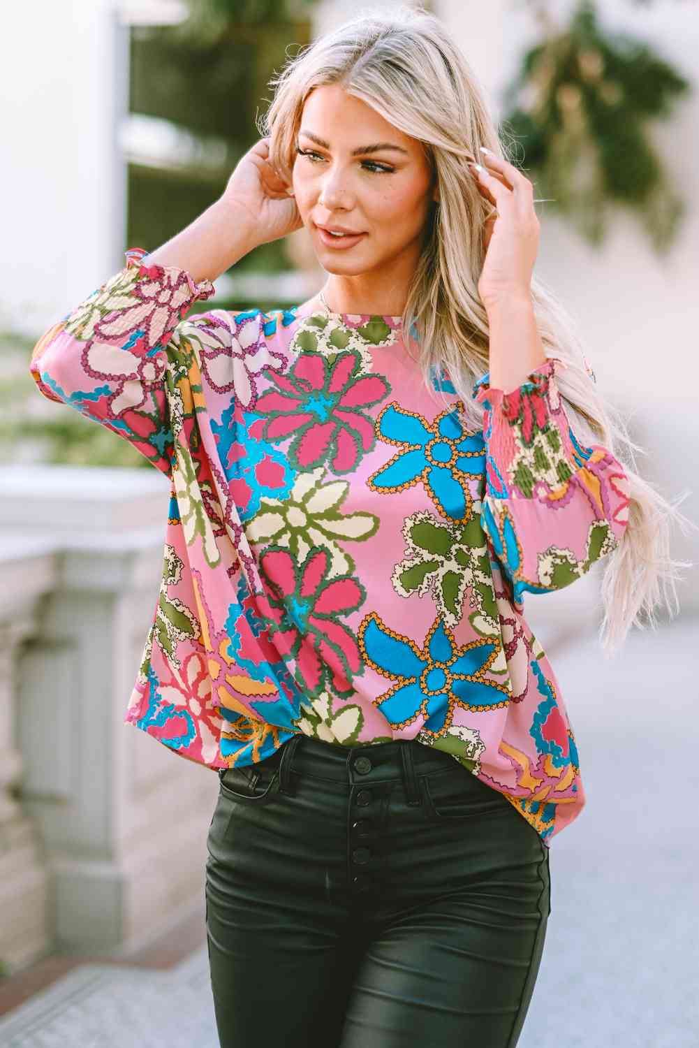 Awesome Job Floral Top