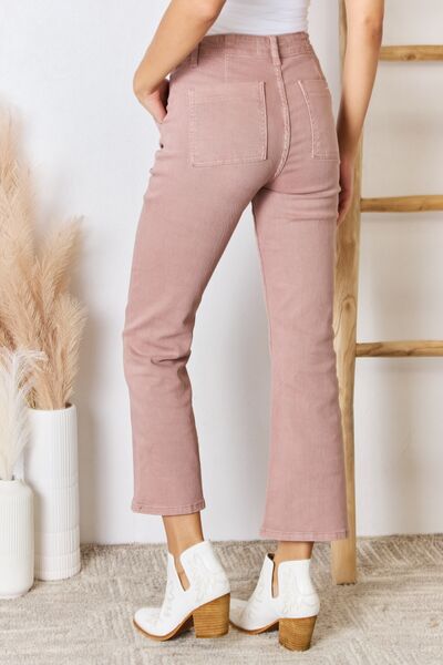 Rayline High Rise Ankle Flare Jeans