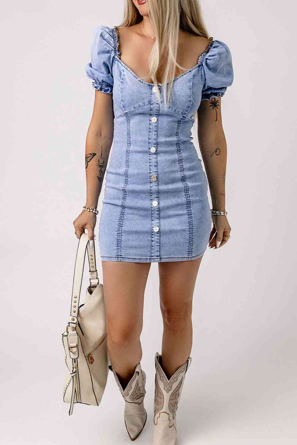 Be The First One Denim Dress