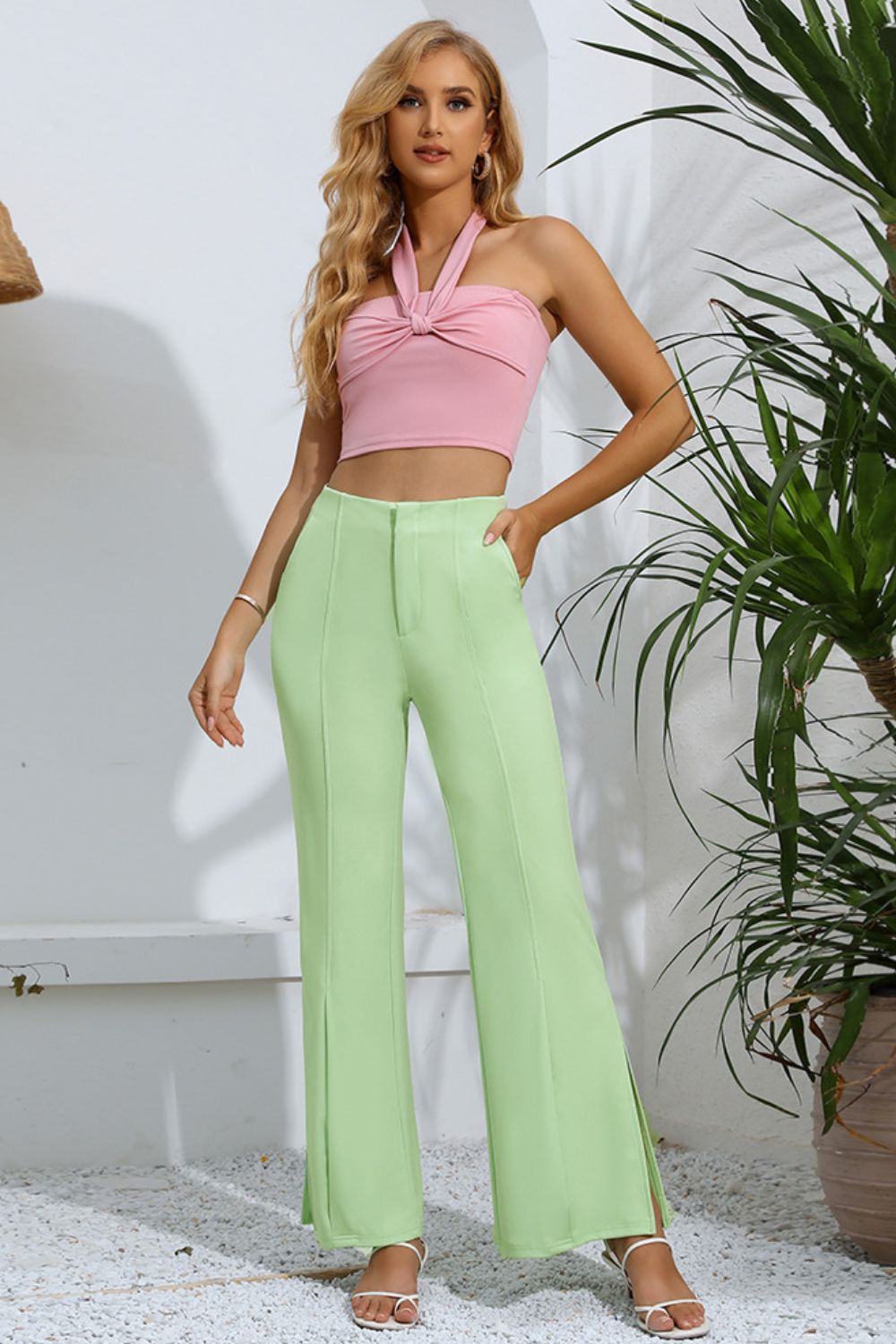 The Molly High-Rise Flare Pants