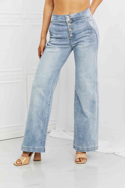 Luisa Wide Leg Flare Jeans