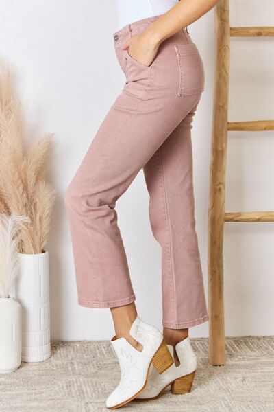 Rayline High Rise Ankle Flare Jeans