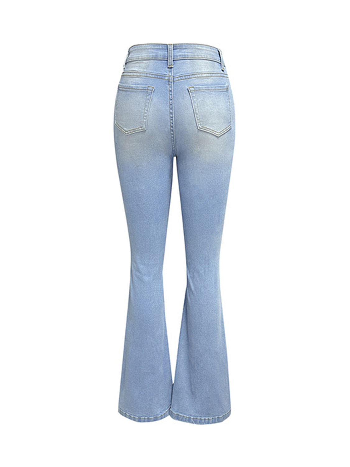 Molly High Rise Distressed Bootcut Jeans