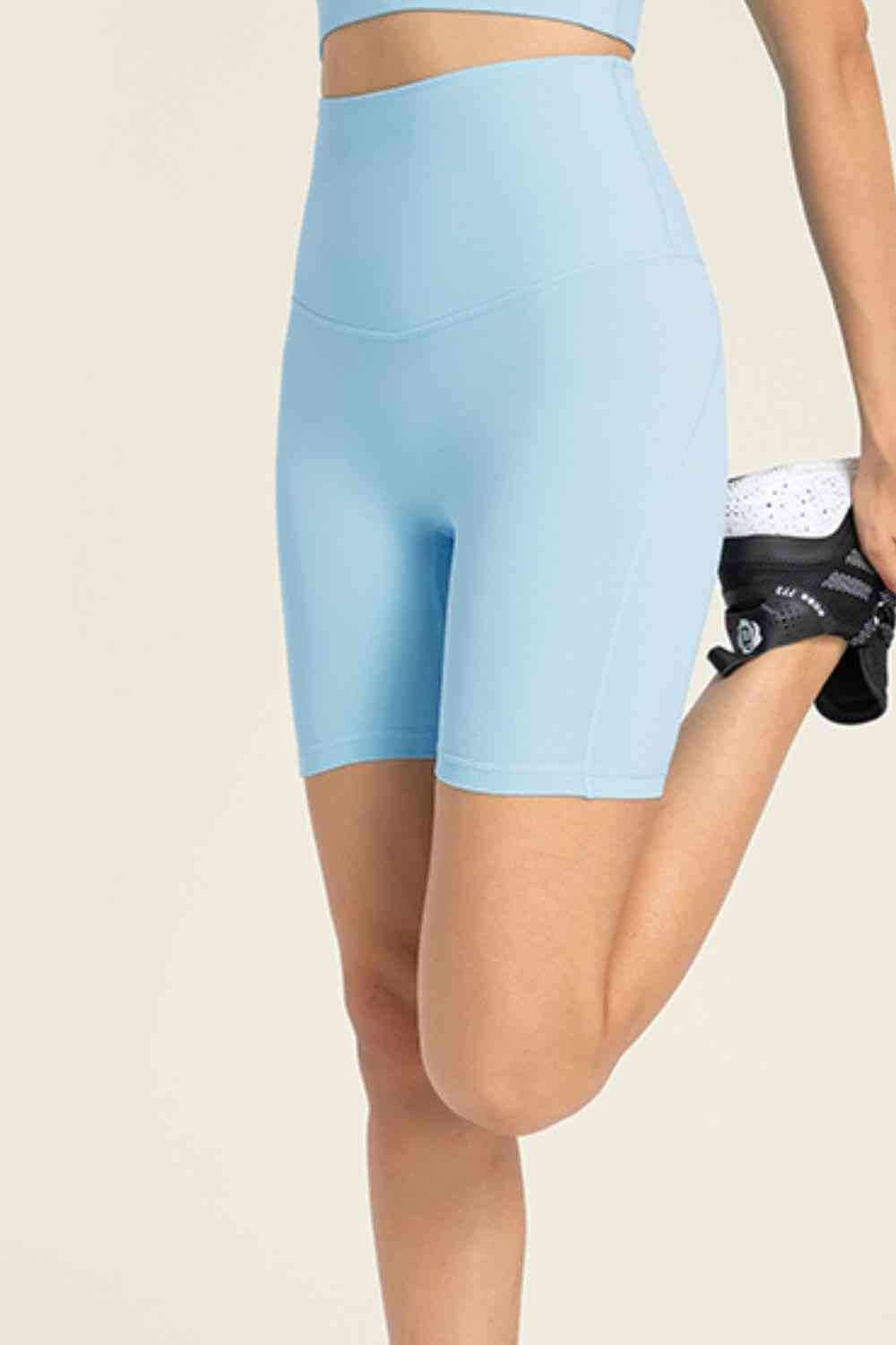Come Early Seamless High-Rise Wide Waistband Biker Shorts